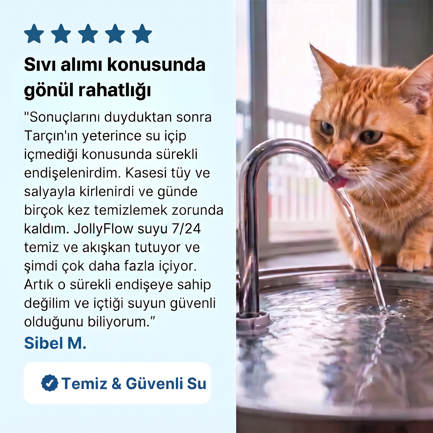 JollyFlow™ Akıllı Su Kabı - Paslanmaz Çelik - 2,2 Litre