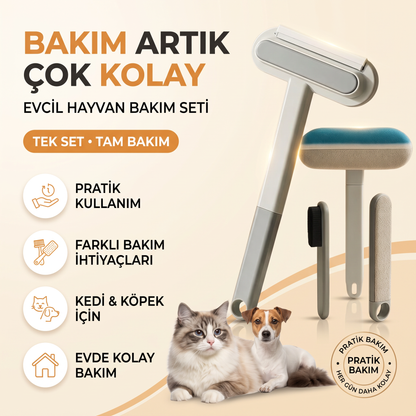 Kedi Köpek Tüy Toplayıcı | Uzun Saplı Çok Amaçlı Tüy Temizleme Aparatı
