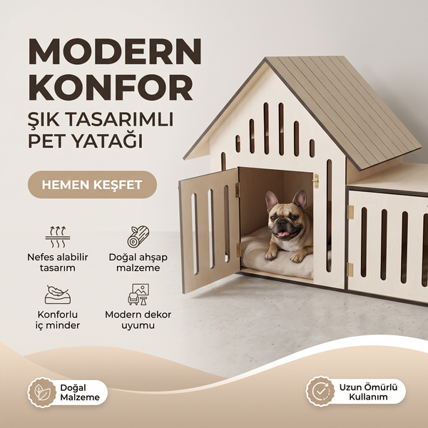 Bahçe ve Teras İçin Verandalı Köpek Evi | Ahşap Outdoor Kulübe, Geniş Alanlı