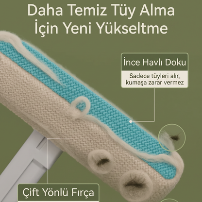 Kedi Köpek Tüy Toplayıcı | Uzun Saplı Çok Amaçlı Tüy Temizleme Aparatı