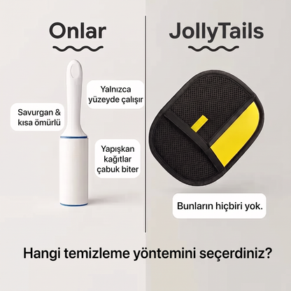 Kedi Köpek Tüy Toplama Eldiveni | Nazik Evcil Hayvan Bakım ve Masaj Eldiveni