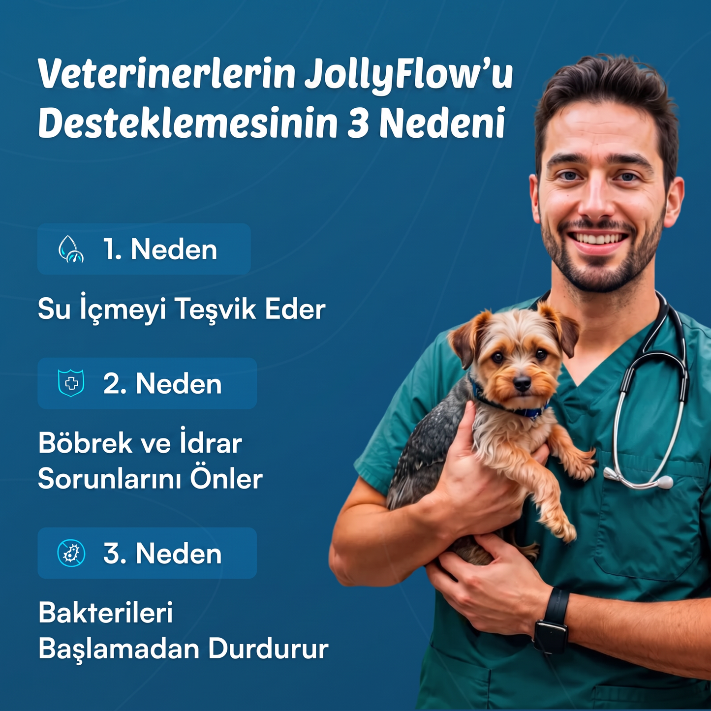 JollyFlow™ Akıllı Su Kabı - Paslanmaz Çelik - 2,2 Litre