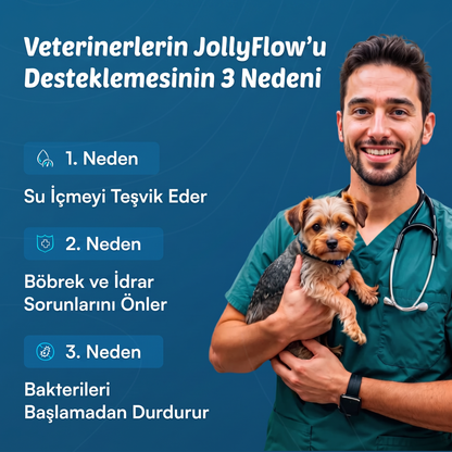 JollyFlow™ Akıllı Su Kabı - Paslanmaz Çelik - 2,2 Litre
