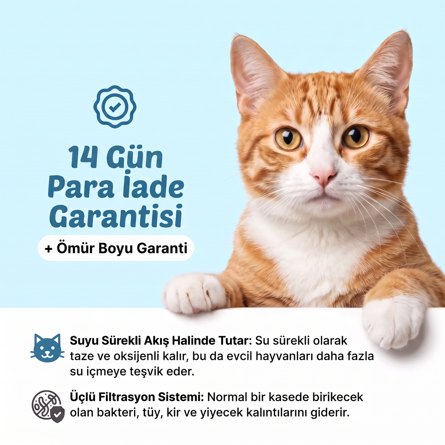 JollyFlow™ Akıllı Su Kabı - Paslanmaz Çelik - 2,2 Litre