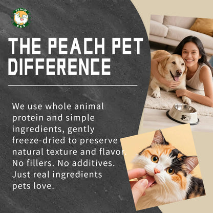 Freeze Dried Chicken Breast Treats for Dogs & Cats, High Protein Training Pet Snacks, 3.5Oz