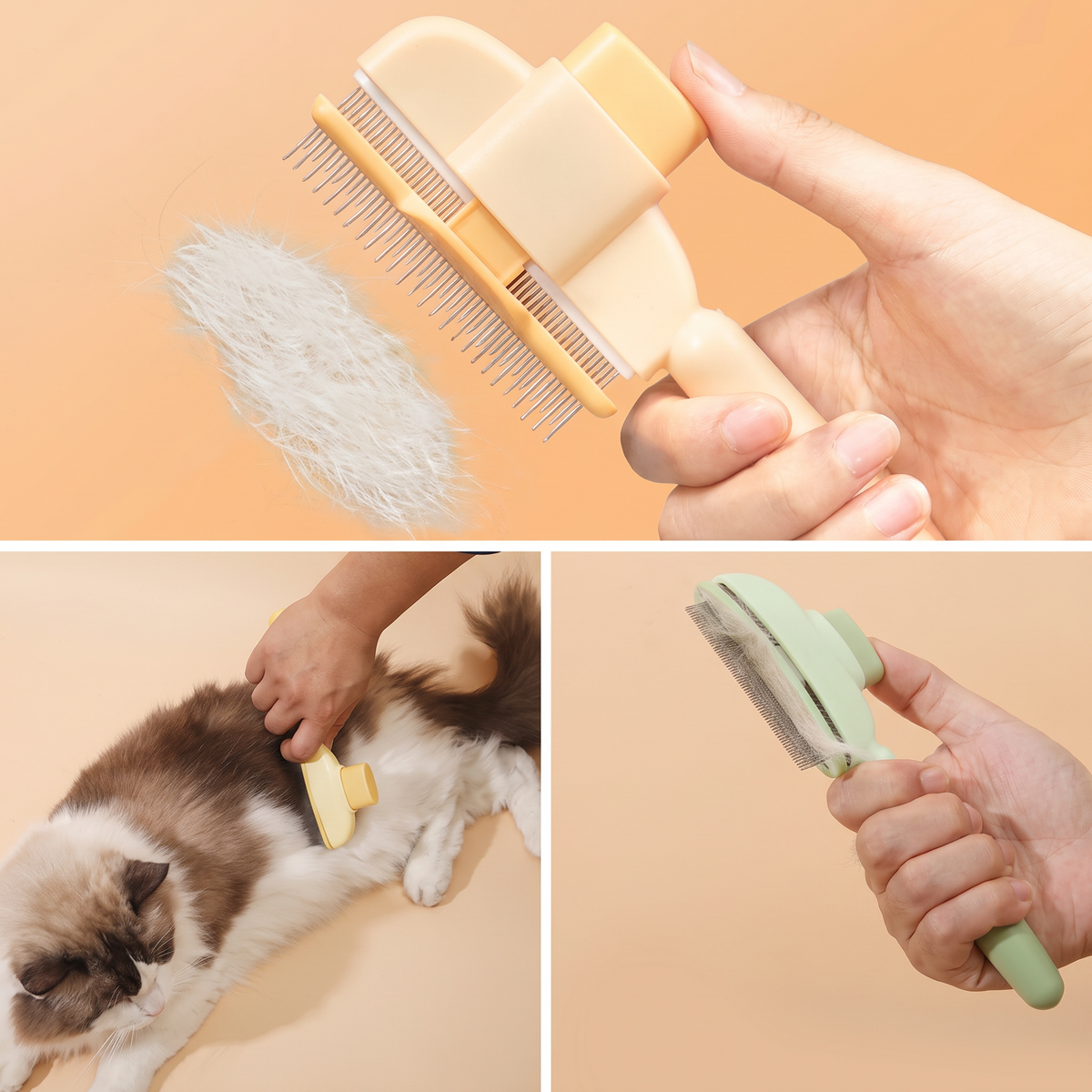 Köpekler için düzenli tüy bakım ve tarama tarağı