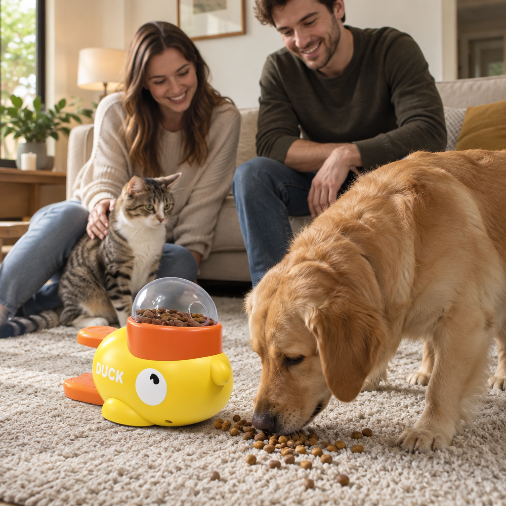Basmalı Köpek Ödül Mama Oyuncağı | İnteraktif Zeka ve Eğitim Oyuncağı